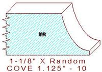 Cove 1-1/8" - 10 Cove 1-1/8" - 10