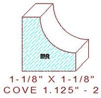 Cove 1-1/8" - 2 Cove 1-1/8" - 2