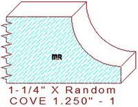 Cove 1-1/4" - 1 Cove 1-1/4" - 1