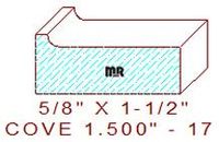 Cove 1-1/2" - 17 Cove 1-1/2" - 17