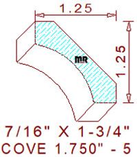 Cove Moulding 1-3/4" - 5