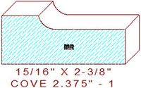 Cove Moulding 2-3/8" - 1