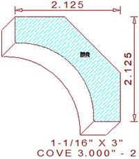 Cove Mould 3" - 2