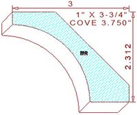 Cove Moulding 3-3/4"