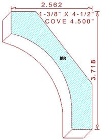 Cove Moulding 4-1/2"