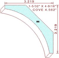 Cove Moulding 4-9/16" Cove Moulding 4-9/16"