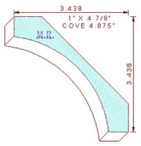 Cove Moulding 4-7/8"