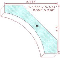 Cove Moulding 5-7/32"