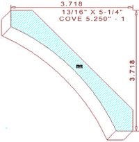 Cove Moulding 5-1/4" - 1