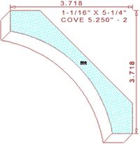 Cove Moulding 5-1/4" - 2