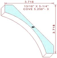 Cove Moulding 5-1/4" - 3