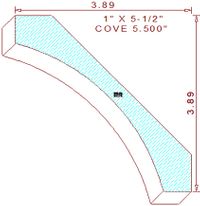 Cove Mould 5-1/2"