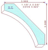 Cove Moulding 5-5/8" Cove Moulding 5-5/8"
