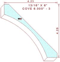 Cove 6" - 3 Cove 6" - 3