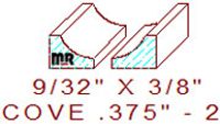 Cove 3/8" - 2 Cove 3/8" - 2