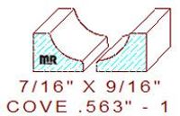Cove 9/16" - 1 Cove 9/16" - 1