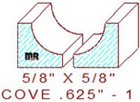 Cove 5/8" - 1 Cove 5/8" - 1