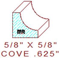 Cove 5/8" Cove 5/8"