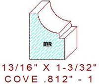 Cove 13/16" - 1 Cove 13/16" - 1
