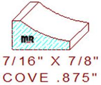 Cove 7/8" Cove 7/8"
