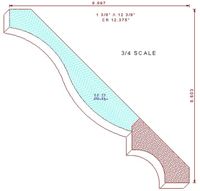 Crown Moulding 12-3/8" Crown Moulding 12-3/8"