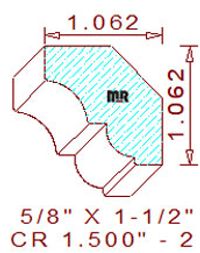 Crown 1-1/2" - 2 Crown 1-1/2" - 2