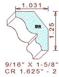 Crown 1-5/8" - 2 Crown 1-5/8" - 2
