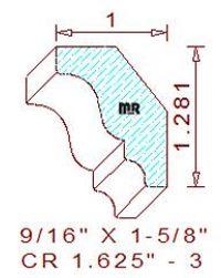 Crown 1-5/8" - 3 Crown 1-5/8" - 3