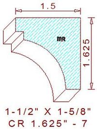 Crown 1-5/8" - 7 Crown 1-5/8" - 7