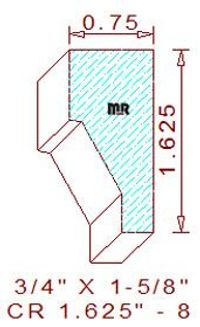 Crown 1-5/8" - 8 Crown 1-5/8" - 8