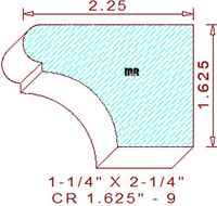 Crown 1-5/8" - 9 Crown 1-5/8" - 9