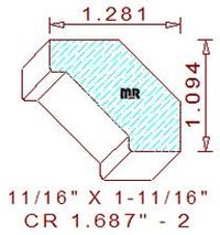 Crown 1-11/16" - 2 