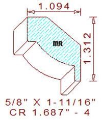 Crown 1-11/16" - 4