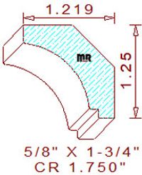 Crown 1-3/4" Crown 1-3/4"