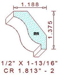 Crown 1-13/16" - 2 Crown 1-13/16" - 2