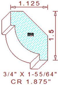 Crown 1-7/8" Crown 1-7/8"