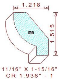 Crown 1-15/16" - 1 Crown 1-15/16" - 1
