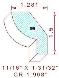 Crown 1-31/32" Crown 1-31/32"