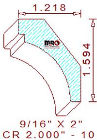 WM 89 Cove/Crown 2" - 10 WM 89 Cove/Crown 2" - 10