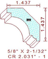 Crown 2-1/32" - 1 Crown 2-1/32" - 1