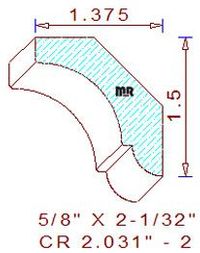 Crown 2-1/32" - 2 Crown 2-1/32" - 2