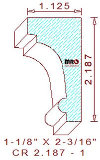Crown 2-3/16" - 1 Crown 2-3/16" - 1