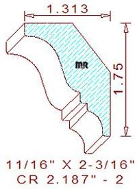 Crown 2-3/16" - 2 Crown 2-3/16" - 2