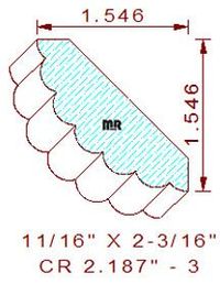 Crown 2-3/16" - 3 Crown 2-3/16" - 3