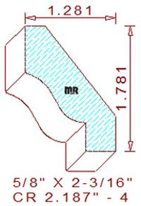Crown 2-3/16" - 4 Crown 2-3/16" - 4