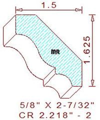 Crown 2-7/32" - 2 Crown 2-7/32" - 2