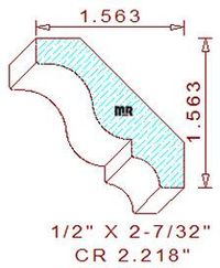 Crown 2-7/32" Crown 2-7/32"
