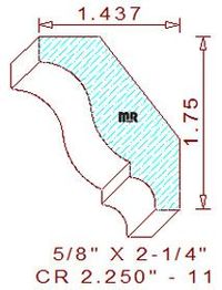 Crown 2-1/4" - 11 Crown 2-1/4" - 11