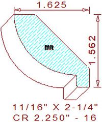Crown 2-1/4" - 16 Crown 2-1/4" - 16