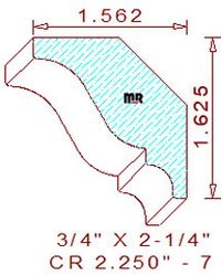 Crown 2-1/4" - 7 Crown 2-1/4" - 7
